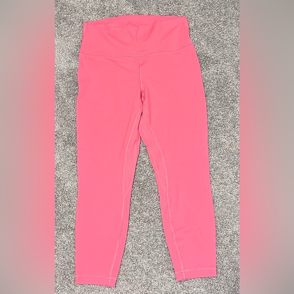 Lululemon Align high rise 25” pant in Guava Pink sz 12 - Picture 1 of 3